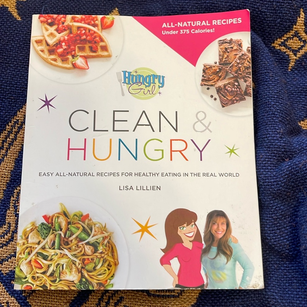 ✨💫Hungry Girl Clean & Hungry Book - Easy all-natural recipes